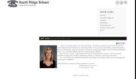 
							         Ms. Samantha Harker-Grade 3 - South Ridge School								  
							    