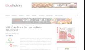 
							         MSA/Core-Mark Partner on Data Agreement - Convenience Store ...								  
							    