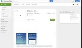 
							         MSC for Me - Apps on Google Play								  
							    