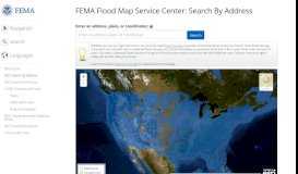 
							         MSC Search by Address - FEMA Flood Map Service Center | Search ...								  
							    