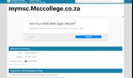 
							         Msccollege - MSC Student Portal | msccollege.co.za Website ...								  
							    