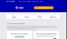 
							         MSD | Coin Clarity								  
							    