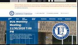 
							         MSD Lawrence Township: Home								  
							    