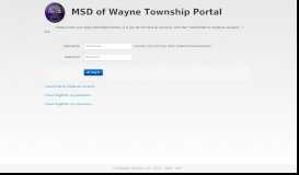 
							         MSD of Wayne Township - Payroll Portal								  
							    
