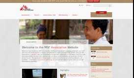 
							         MSF Association: Home page english								  
							    