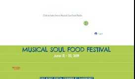 
							         #MSFFest | Vendors / Sponsors - Musical Soul Food Festival								  
							    