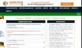 
							         MSME Registration								  
							    