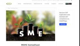 
							         MSME Samadhaan - Application for Delayed Payments - IndiaFilings								  
							    