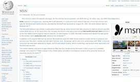 
							         MSN - Wikipedia								  
							    