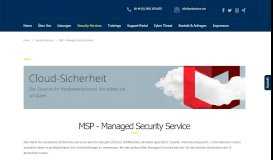 
							         MSP – Managed Security Service - Warum protectONE?								  
							    