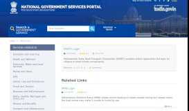
							         MSRTC Login | National Government Services Portal								  
							    