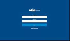 
							         MSS Subcontractor Portal | Login								  
							    