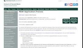 
							         MSW Application Process | the MSU School of Social Work								  
							    