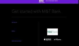 
							         M&T Bank | Zelle								  
							    