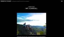 
							         Mt. Cargill – Rebecca Pinned								  
							    