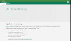 
							         M&T Online Banking | M&T Bank								  
							    