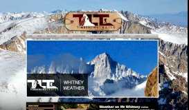 
							         Mt Whitney Current Weather - Timberline Trails								  
							    