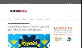 
							         MTF portal | Screen Africa								  
							    