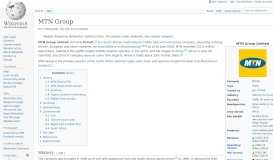 
							         MTN Group - Wikipedia								  
							    