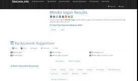 
							         Mtndsi logon Results For Websites Listing - SiteLinks.Info								  
							    