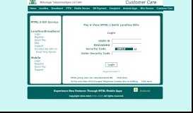 
							         MTNL Delhi - Customer SelfCare Portal : Online Book Landline ...								  
							    