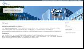 
							         MTU Online Services								  
							    