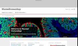 
							         Mucosal Immunology - Nature								  
							    