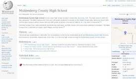 
							         Muhlenberg County High School - Wikipedia								  
							    