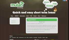 
							         Mulah Account Login - Quick and easy short term loans								  
							    