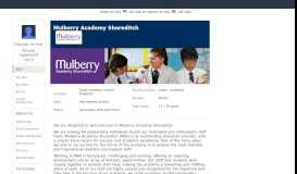
							         Mulberry Academy Shoreditch - Tes Jobs								  
							    