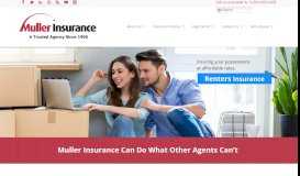 
							         Muller Insurance: Auto, Home, Condo, Renters and More								  
							    