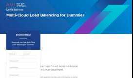 
							         Multi-Cloud Load Balancing for Dummies - Free Download								  
							    