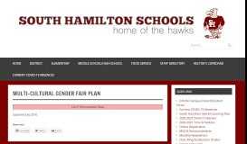 
							         Multi-Cultural Gender Fair Plan | South Hamilton Schools								  
							    