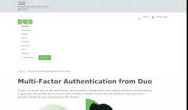 
							         Multi-Factor Authentication (MFA) | Duo Security								  
							    