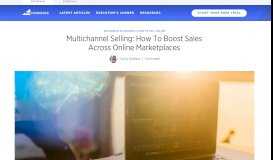 
							         Multichannel Selling: How To Boost Sales Across Online Marketplaces								  
							    