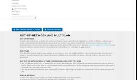 
							         MultiPlan/Out-of-Network Directory - Cigna								  
							    
