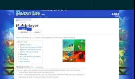 
							         Multiplayer | Fantasy Life Wiki | FANDOM powered by Wikia								  
							    