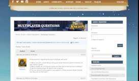 
							         Multiplayer Questions - Portal Knights								  
							    