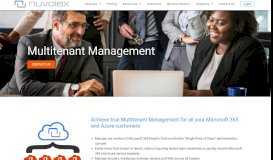 
							         Multitenant Management | Nuvolex								  
							    