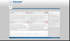 
							         MULTIVAC Customer Portal - Welcome								  
							    