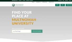
							         Multnomah University								  
							    