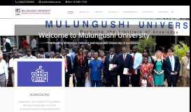 
							         Mulungushi University								  
							    