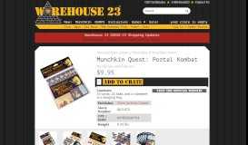 
							         Munchkin Quest: Portal Kombat - Warehouse 23								  
							    