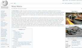 
							         Muni Metro - Wikipedia								  
							    