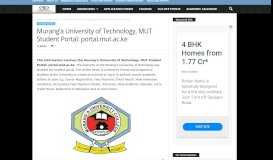 
							         Murang'a University of Technology, MUT Student Portal: portal.mut.ac.ke								  
							    