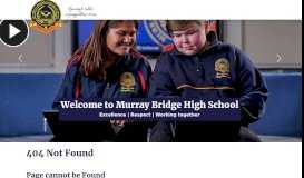 
							         Murray Bridge High School - Regional Secondary School located in ...								  
							    