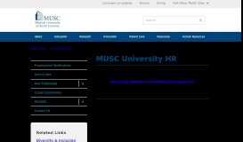 
							         MUSC University HR | MUSC | Charleston, SC								  
							    