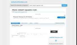 
							         musc.smart-square.com at WI. Smart Square - Login								  
							    