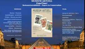 
							         Museum-Aktuell, Museums-Portal, European Museums, Verlag Dr ...								  
							    