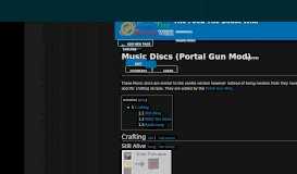 
							         Music Discs (Portal Gun Mod) | Feed The Beast Wiki | FANDOM ...								  
							    